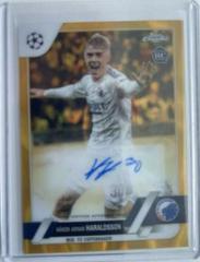 Hakon Arnar Haraldsson [Gold] #CA-HH Soccer Cards 2022 Topps Chrome UEFA Club Competitions Autographs Prices