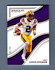 Justin Jefferson [Ruby] #30 Football Cards 2023 Panini Immaculate Collection Collegiate Prices