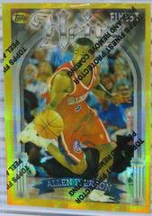 Allen Iverson [Refractor] Basketball Cards 1996 Finest Prices
