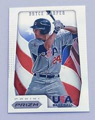 Bryce Harper [Prizm] #USA7 Baseball Cards 2012 Panini Prizm USA Baseball Prices