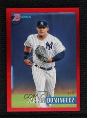 Jasson Dominguez [Chrome Prospect Red] #211 Baseball Cards 2021 Bowman Heritage Prices