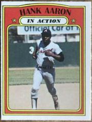 Hank Aaron [In Action] Baseball Cards 1972 O Pee Chee Prices
