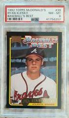 Ryan Klesko #39 Baseball Cards 1992 Topps McDonald's Baseball's Best Prices