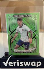 Christian Pulisic [Electric Etch Neon Green Flood] Soccer Cards 2021 Panini Obsidian Prices