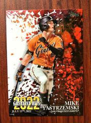 Mike Yastrzemski [Red] #22GH-20 Baseball Cards 2023 Topps 2022 Greatest Hits Prices