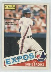 Hubie Brooks #222 Baseball Cards 1985 O Pee Chee Prices