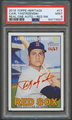 Carl Yastrzemski [Red Ink] #ROA-CY Baseball Cards 2016 Topps Heritage Real One Autographs Prices