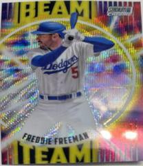 Freddie Freeman [Wave] #BT-16 Baseball Cards 2022 Stadium Club Chrome Beam Team Prices