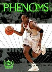 Allen Iverson Basketball Cards 1999 Upper Deck Century Legends Prices