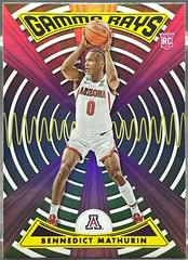 Bennedict Mathurin [Pink] #ZG-BEN Basketball Cards 2022 Panini Chronicles Draft Picks Gamma Rays Prices