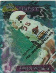Aeneas Williams [w/ Coating] #127 Football Cards 1995 Topps Finest Prices