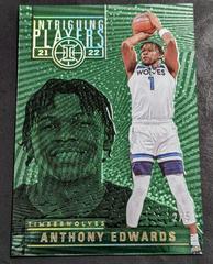 Anthony Edwards [Green] Basketball Cards 2021 Panini Illusions Intriguing Players Prices