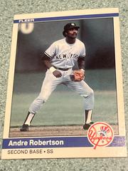Andre Robertson #140 Baseball Cards 1984 Fleer Prices