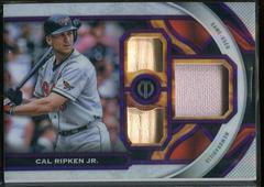 Cal Ripken Jr. [Purple] #TR-CR Baseball Cards 2023 Topps Tribute Triple Relics Prices