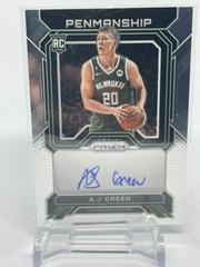 A. J. Green [Silver] #RP-AJG Basketball Cards 2022 Panini Prizm Rookie Penmanship Autographs Prices