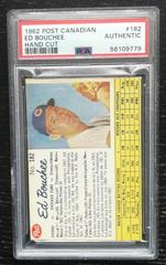 Ed Bouchee [Hand Cut] #182 Baseball Cards 1962 Post Canadian Prices