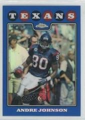 Andre Johnson [Refractor] #TC77 Football Cards 2008 Topps Chrome Prices