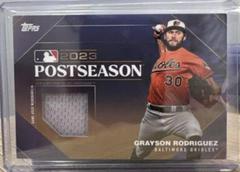 Grayson Rodriguez [Gold] #PPR-GR Baseball Cards 2024 Topps Postseason Performance Relic Prices