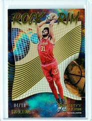 Jarrett Allen [Gold] #17 Basketball Cards 2022 Panini Recon Rock the Rim Prices