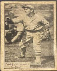 Freddy Fitzsimmons Baseball Cards 1929 R315 Prices