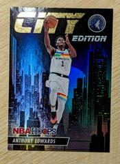 Anthony Edwards [Holo] #3 Basketball Cards 2023 Panini Hoops City Edition Prices