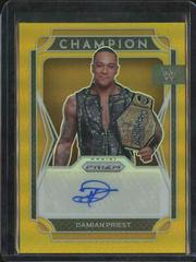 Damian Priest [Gold Prizm] Wrestling Cards 2022 Panini Prizm WWE Champion Signatures Prices