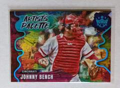Johnny Bench [Blue] Baseball Cards 2022 Panini Diamond Kings Artist's Palette Prices