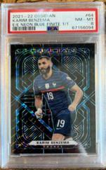 Karim Benzema [Electric Etch Blue] #64 Soccer Cards 2021 Panini Obsidian Prices