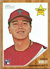Vance Worley Baseball Cards 2011 Topps Heritage Prices