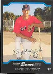 David Murphy #205 Baseball Cards 2004 Bowman Prices