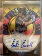 Corbin Carroll [Gold Refractor] Baseball Cards 2019 Bowman Draft Class of 2019 Autographs Prices