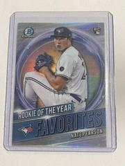 Nate Pearson #RRY-NP Baseball Cards 2021 Bowman Chrome Rookie of the Year Favorites Prices