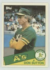 Don Sutton Baseball Cards 1985 Topps Traded Tiffany Prices