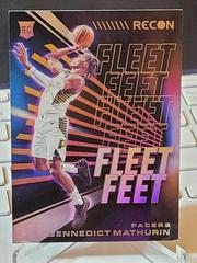 Bennedict Mathurin #11 Basketball Cards 2022 Panini Recon Fleet Feet Prices