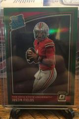 Justin Fields [Green] #202 Football Cards 2021 Panini Chronicles Draft Picks Prices