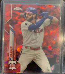 Bryce Harper [Red Refractor] #250 Baseball Cards 2020 Topps Chrome Sapphire Prices