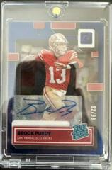 Brock Purdy [Autograph Blue] #99 Football Cards 2022 Panini Clearly Donruss Prices