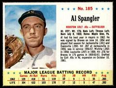 Al Spangler [Hand Cut] #185 Baseball Cards 1963 Post Cereal Prices