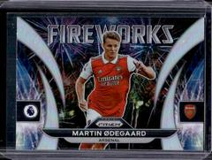 Martin Odegaard [Silver] Soccer Cards 2022 Panini Prizm Premier League Fireworks Prices