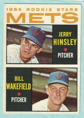 Mets Rookies [Hinsley, Wakefield] Baseball Cards 1964 Topps Prices