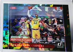 LeBron James [Green Ice] #20 Basketball Cards 2021 Panini Donruss Franchise Features Prices