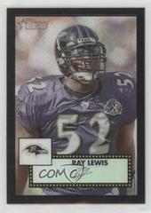 Ray Lewis [Black Refractor] Football Cards 2006 Topps Heritage Chrome Prices