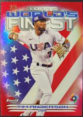Tim Anderson [Red] Baseball Cards 2023 Topps Finest Prices