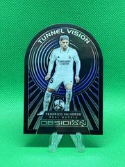 Federico Valverde [Blue] #19 Soccer Cards 2022 Panini Obsidian Tunnel Vision Prices