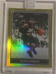 Allen Iverson [Gold] #168 Basketball Cards 2019 Panini One and One Prices