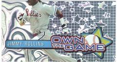 Jimmy Rollins Baseball Cards 2004 Topps Own the Game Prices