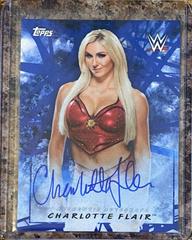 Charlotte Flair [Blue] #A-CF Wrestling Cards 2018 Topps WWE Road To Wrestlemania Autographs Prices
