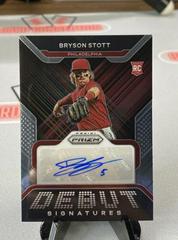 Bryson Stott [Silver Prizm] Baseball Cards 2022 Panini Prizm Debut Signatures Prices