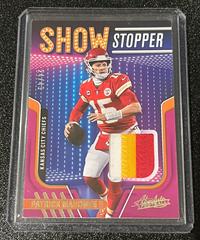 Patrick Mahomes II [Gold] #SSM-1 Football Cards 2022 Panini Absolute Show Stopper Materials Prices