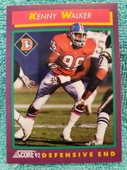 Kenny Walker #209 Football Cards 1992 Panini Score Prices
